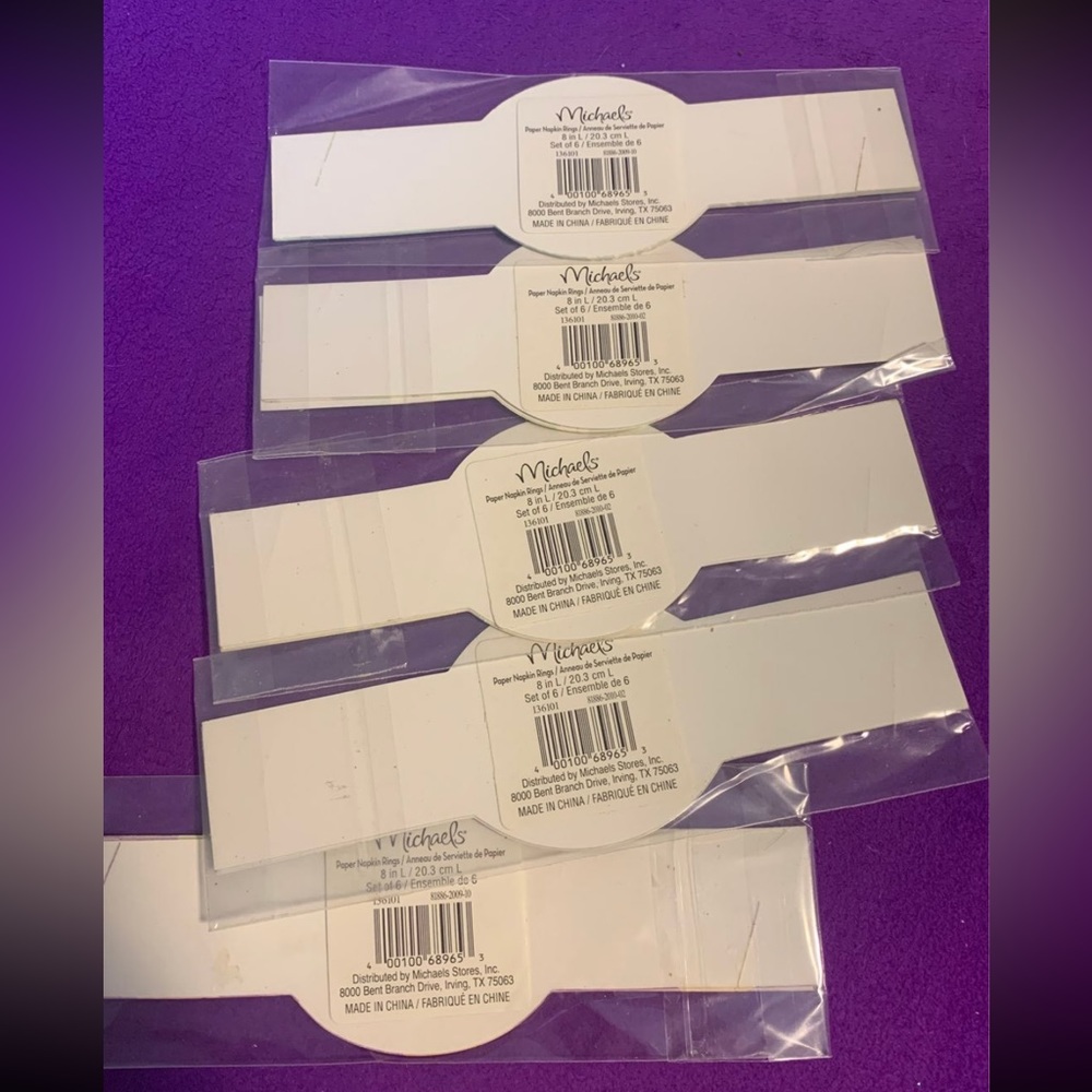 Paper Napkin Rings (5) - Picture 2 of 2